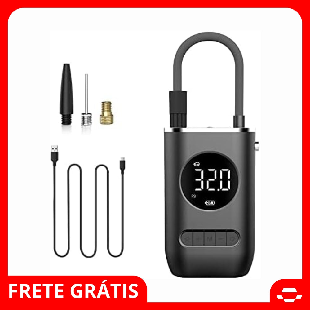 Mini Compressor de Ar - CarsTech